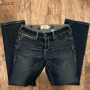 Ariat Women's Dark Blue Boot Cut Jeans Size 31